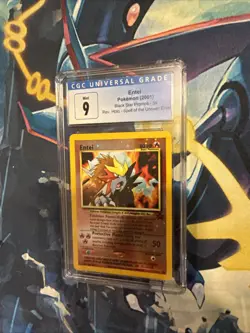 Entei Black Star Promo 34 Reverse Holo Pokemon Card Cgc 9 - Image 1