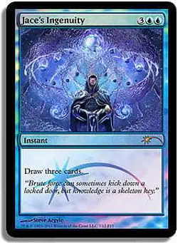Jace's Ingenuity (FNM) FOIL Promo PLD Instant Special MAGIC MTG CARD ABUGames - Image 1