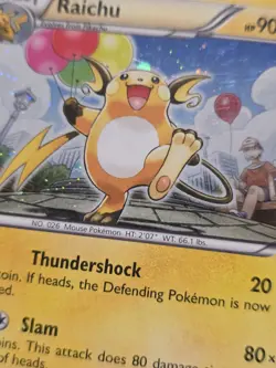 Raichu 40/99 Next Destinies Blister Pack Cosmo Holo Pokemon Card - Image 2
