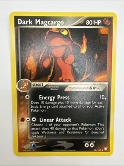 Dark Magcargo 38/109 EX Team Rocket Returns Regular Uncommon Pokemon Card - Image 3
