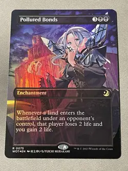 Polluted Bonds (Anime Borderless) Wilds of Eldraine: Enchanting Tales Foil - Image 1