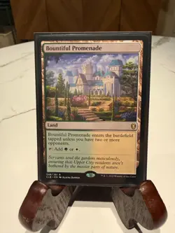 Bountiful Promenade - Commander Legends (CLB) - Rare Land - Near Mint - Image 1