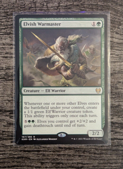 MTG: Elvish Warmaster (Kaldheim)(Rare) - Image 1