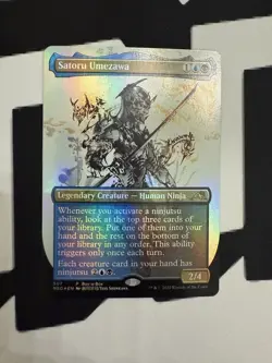 Satoru Umezawa - Foil - Buy-A-Box Promo Kamigawa Neon Dynasty MTG - Image 1