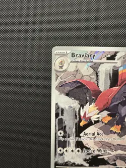 Pokemon TCG Braviary 155/086 Scarlet & Violet Black Bolt Illustration Rare NM - Image 5