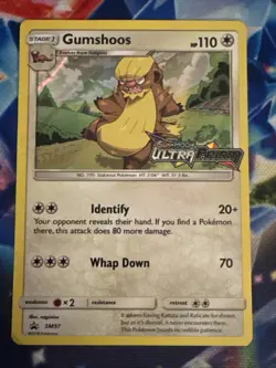 MP Gumshoos - (Prerelease) [Staff] SM97 Sm Holo Sun Moon Ultra Prism Pokemon TCG - Image 1