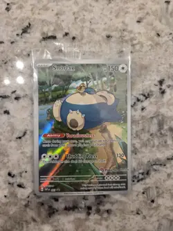 Snorlax Illustration Promo Sealed Pokemon 151 Pokemon Center Stamped 051 - Image 1