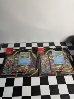 2x Pokemon: Mega Evolution 3 Pack Blister Psyduck & Golduck Promo's TCG - Image 1