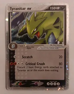 💎Tyranitar Ex 17/17 POP Series 1 Ultra Rare Holo✨ Vintage Pokemon TCG🔥psa cgc - Image 1