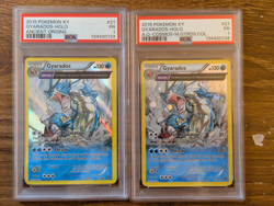 2x 2015 Pokemon XY Ancient Origins PSA 1 Gyarados #21 Holo & Cosmos SEQUENTIAL - Image 1