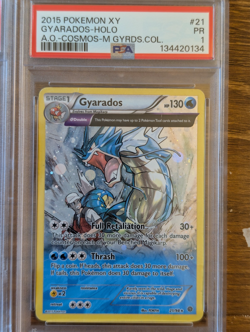 2x 2015 Pokemon XY Ancient Origins PSA 1 Gyarados #21 Holo & Cosmos SEQUENTIAL - Image 3