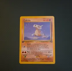 Cubone 50/64 Common Jungle 1st Edition WOTC Pokemon LP - Image 1