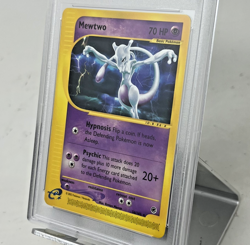 PSA 10 Holo MewTwo 2002 Pokemon Expedition GEM MINT 56/165 Rare WOTC CARD NEW - Image 2