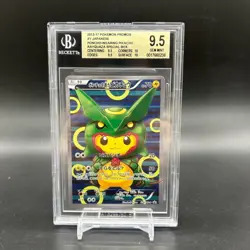 BGS 9.5 Pokemon Card 2016 Pikachu Rayquaza Poncho 230/XY-P Promo Japanese GEM MT - Image 2