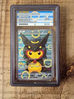 2016 Pokemon RAYQUAZA PONCHO WEARING PIKACHU | XY PROMO 231/XY-P ACE 9 - Image 4
