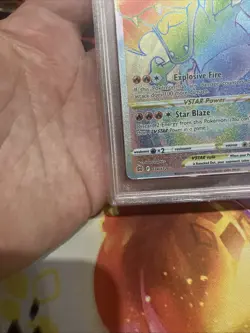 [PSA 10] Charizard VSTAR 174/172 Brilliant Stars Rainbow Secret Rare POKEMON - Image 2