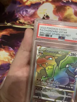 [PSA 10] Charizard VSTAR 174/172 Brilliant Stars Rainbow Secret Rare POKEMON - Image 5