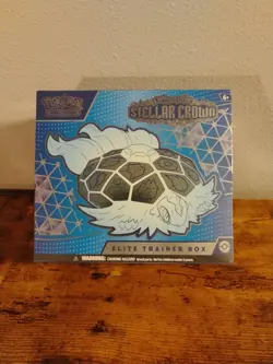 Pokemon TCG Scarlet & Violet Stellar Crown Factory Sealed Elite Trainer Box - Image 1
