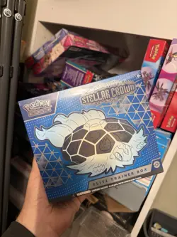 Pokemon TCG Scarlet & Violet: Stellar Crown Elite Trainer Box Factory Sealed New - Image 1