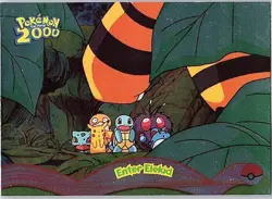 2000 Topps Pokemon The Movie 2000 #4 Enter Elekid Foil Parallel - Image 1