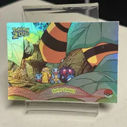 Topps Pokemon the Movie 2000 #4 Enter Elekid Rainbow Foil Holo - Image 3