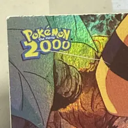 Topps Pokemon the Movie 2000 #4 Enter Elekid Rainbow Foil Holo - Image 4