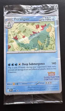 POKEMON TCG ILLUSTRATION CONTEST 2024 SEALED PROMO CARD SET - 3 PROMO CARDS - Image 1