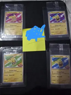 Pokemon TCG Pikachu Batik Promo Card Set Of Four Indonesian Sealed UK Seller - Image 1