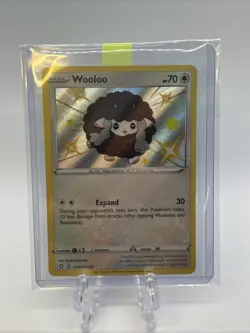 Wooloo #SV103/SV122 - Pokemon Shining Fates SWSH Shiny Rare Card - NM - Image 3
