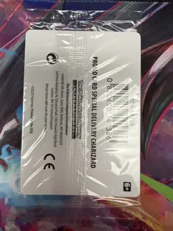 Special Delivery Charizard Black Star Promo Card SWSH075 Sealed - Image 2