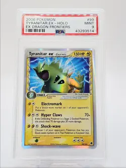 TYRANITAR EX 2006 POKEMON EX DRAGON FRONTIERS HOLO RARE 99/10 PSA 9 Q0004 - Image 1
