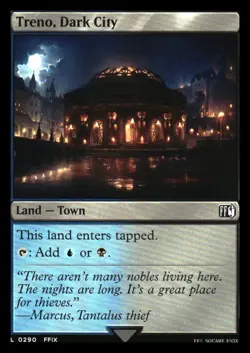 Treno, Dark City FOIL Final Fantasy MTG NM+ - Image 1