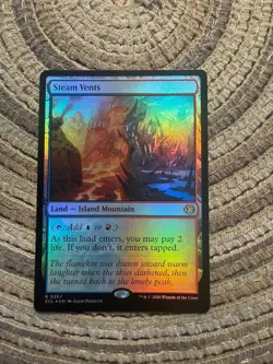 STEAM VENTS FOIL - Rare - ECL Lorwyn Eclipsed MTG Shocklands Free Shipping - Image 1