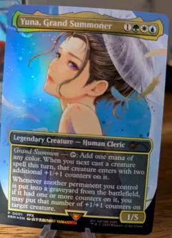 Yuna, Grand Summoner (Borderless) (promo Foil) Final Fantasy Foil - Image 1