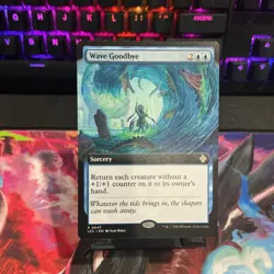 Wave Goodbye | LP | Borderless | The Lost Caverns of Ixalan LCC #47 | MTG - Image 1