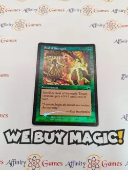MTG | Seal of Strength | Scourge | Foil | Moderately Played | English - Image 1