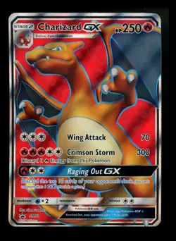Charizard GX SM60 Black Star Promo 2017 Full Art Holo Rare Pokemon Card TCG - Image 1