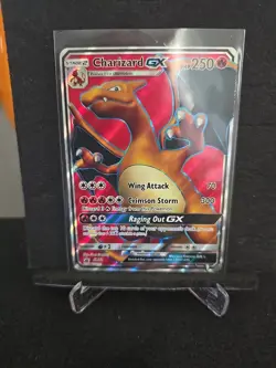 FULL ART Charizard GX ULTRA RARE Black Star Promo SM60 Pokemon TCG Holo Foil- NM - Image 1