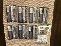 Pokemon TCG Lot Of 8 Packs: (7) Evolving Skies, (1) Fates Collide Factory Sealed - Image 2
