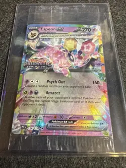 Pokemon Prismatic Evolutions Espeon ex 034/131 Surprise Box Stamped Sealed QTY - Image 2