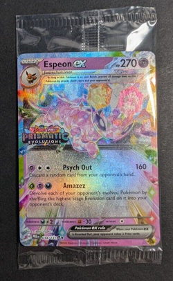 Espeon ex 034/131 Surprise Box Stamped Promo Prismatic Evolutions Sealed - Image 1