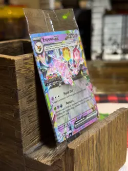 Pokemon Prismatic Evolutions -Espeon ex 034/131- Surprise Box Stamped -SEALED- - Image 2