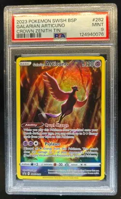 2019-2023 Pokemon SWSH Black Star Promos Galarian Articuno #SWSH282 PSA 9 - Image 1
