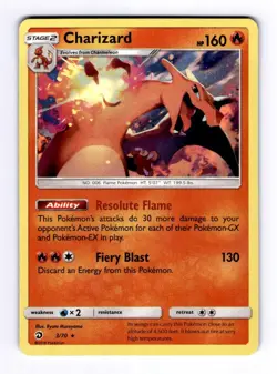 Charizard Dragon Majesty #3 (2018) Holo NM Pokemon - Image 1