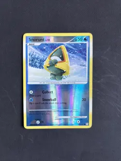 Pokemon TCG Snorunt Mysterious Treasures 100/123 Reverse Holo Common 2007 - LP - Image 1