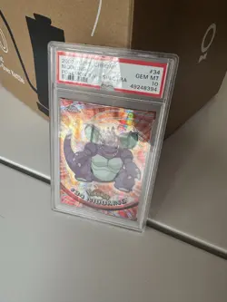 Topps Chrome Pokemon - Nidoking #34 Spectra Rarity PSA 10 - Image 3