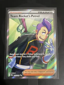 Team Rocket's Petrel 226/182 Pokemon Destined Rivals Full Art Trainer - Image 1