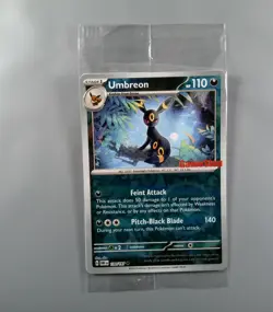 POKEMON SEALED UMBREON STAMPED 130/197 GAMESTOP PROMO HOLO OBSIDIAN FLAMES - Image 1