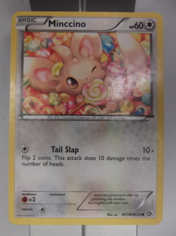 074PK-RC18 - Minccino- RC18/ 113 - Legendary Treasures - Common Reverse * - Image 1