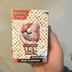 Pokemon Scarlet & Violet 151 Booster Box English 6 Booster Packs - Image 1